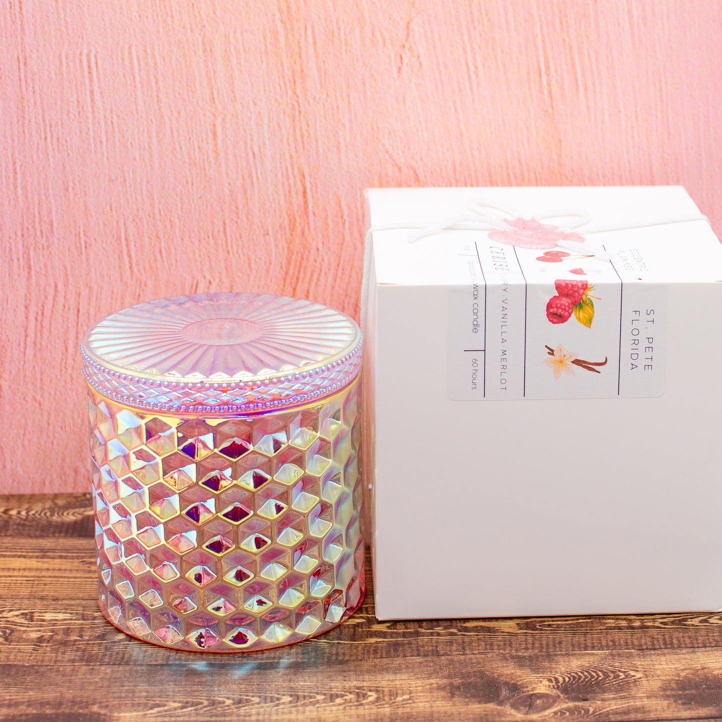 CLOSEOUT Sale! PRISM Candle - Cerise (Vanilla-Cherry-Merlot)