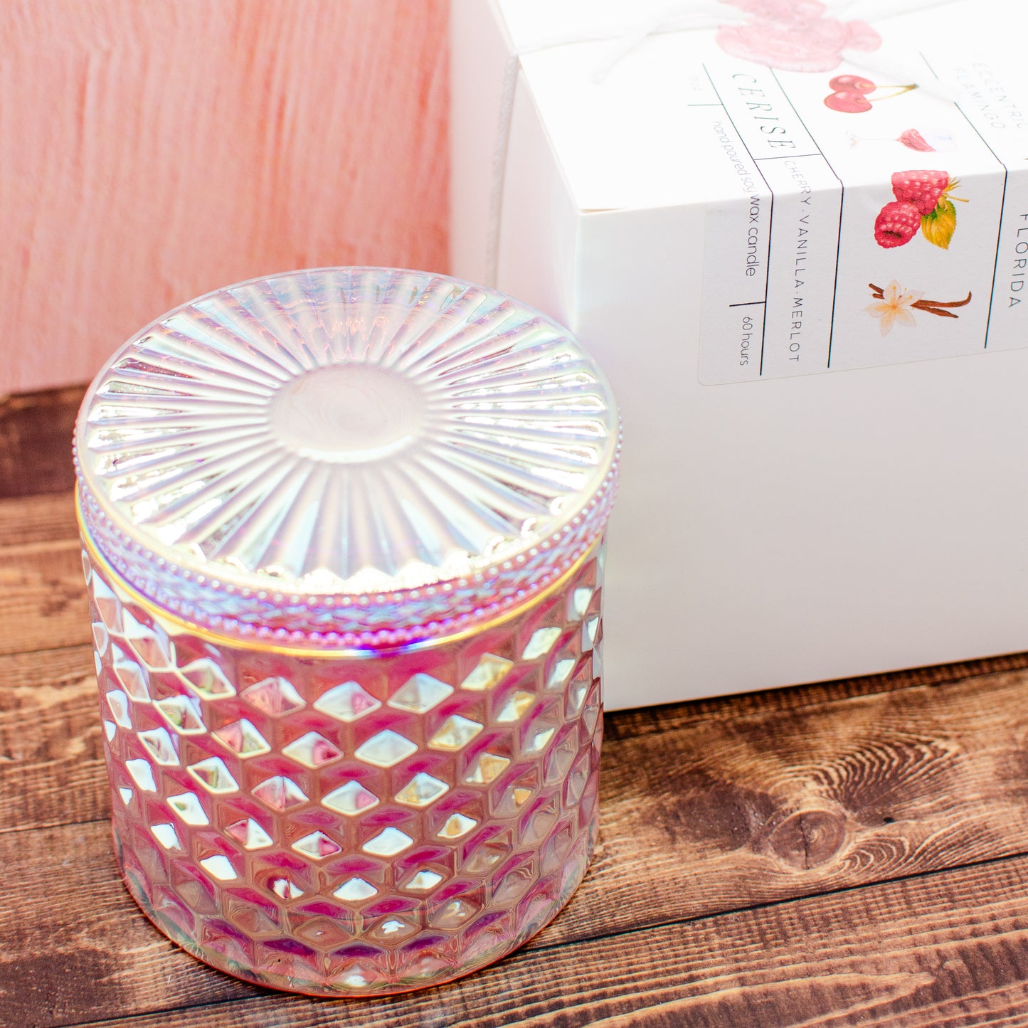 CLOSEOUT Sale! PRISM Candle - Cerise (Vanilla-Cherry-Merlot)