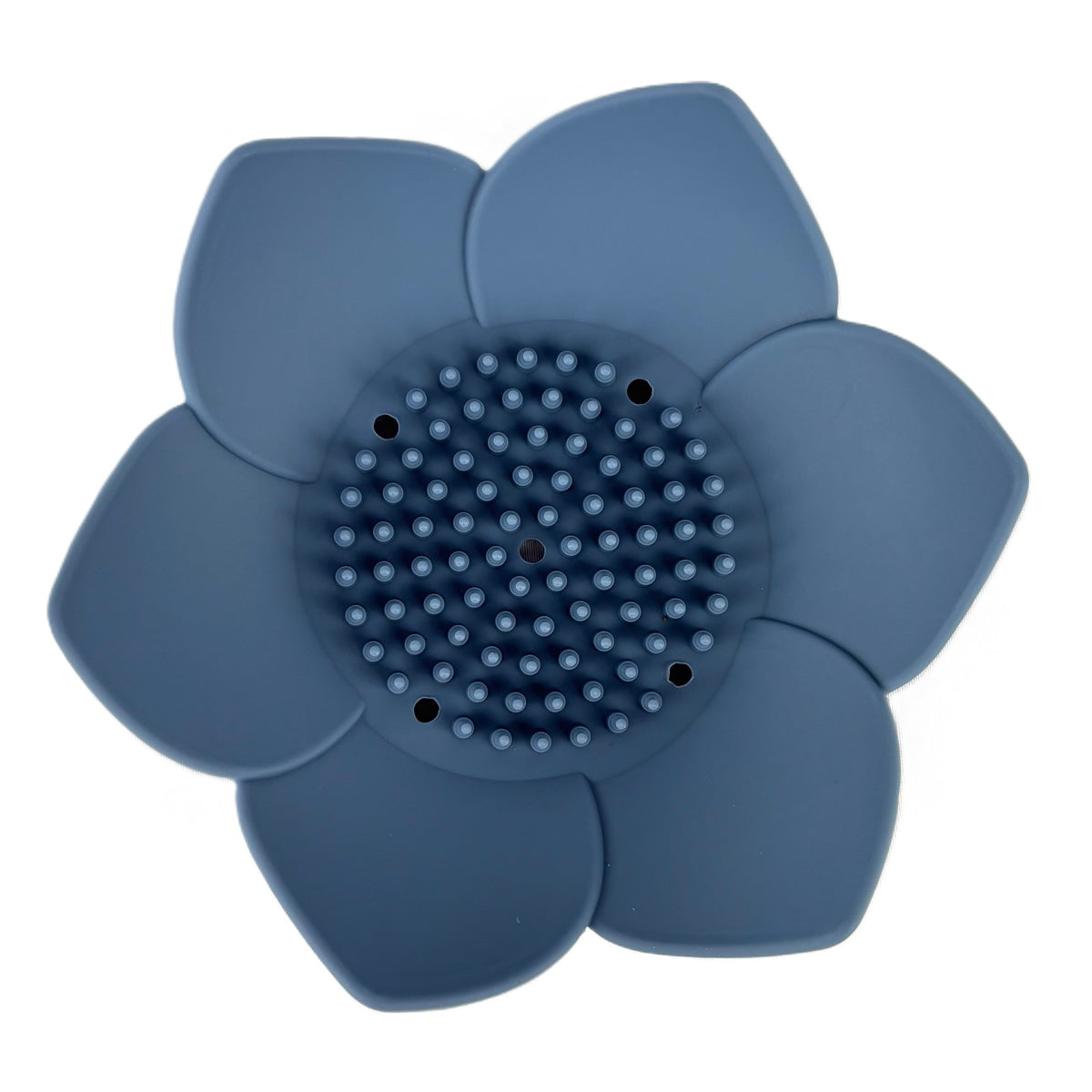 Lotus Flower Draining Soap Dish: lotus-shaped silicone draining soap dish (photo 3)