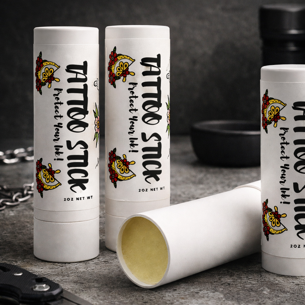 Tattoo Stick: vegan tattoo balm stick for healed tattoos