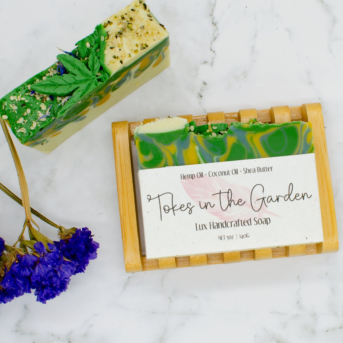 Tokes in the Garden - Artisan Hemp and Shea Soap