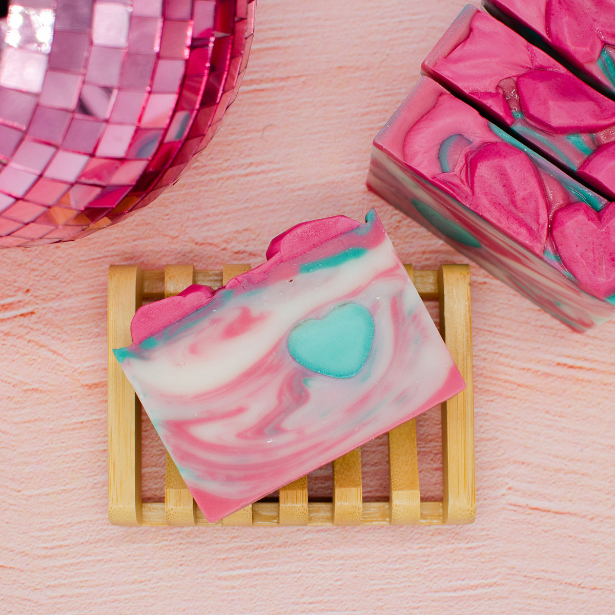 Pink Pony Club Soap: fruity vegan soap bar scented with clementine and apricot