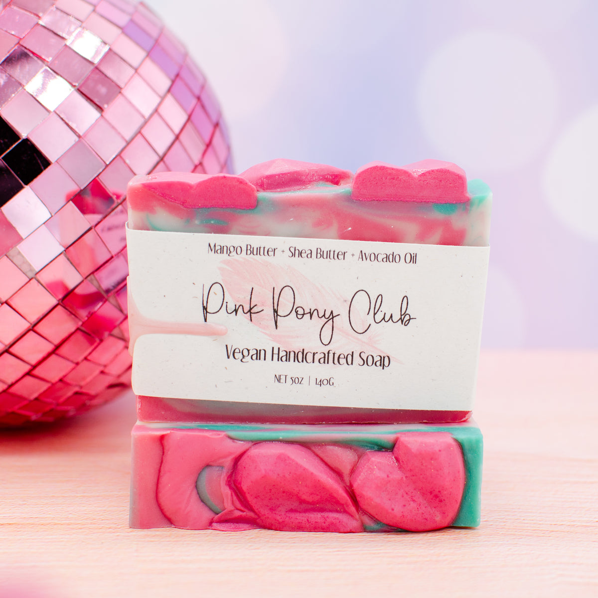 Pink Pony Club Soap: fruity vegan soap bar scented with clementine and apricot (photo 4)