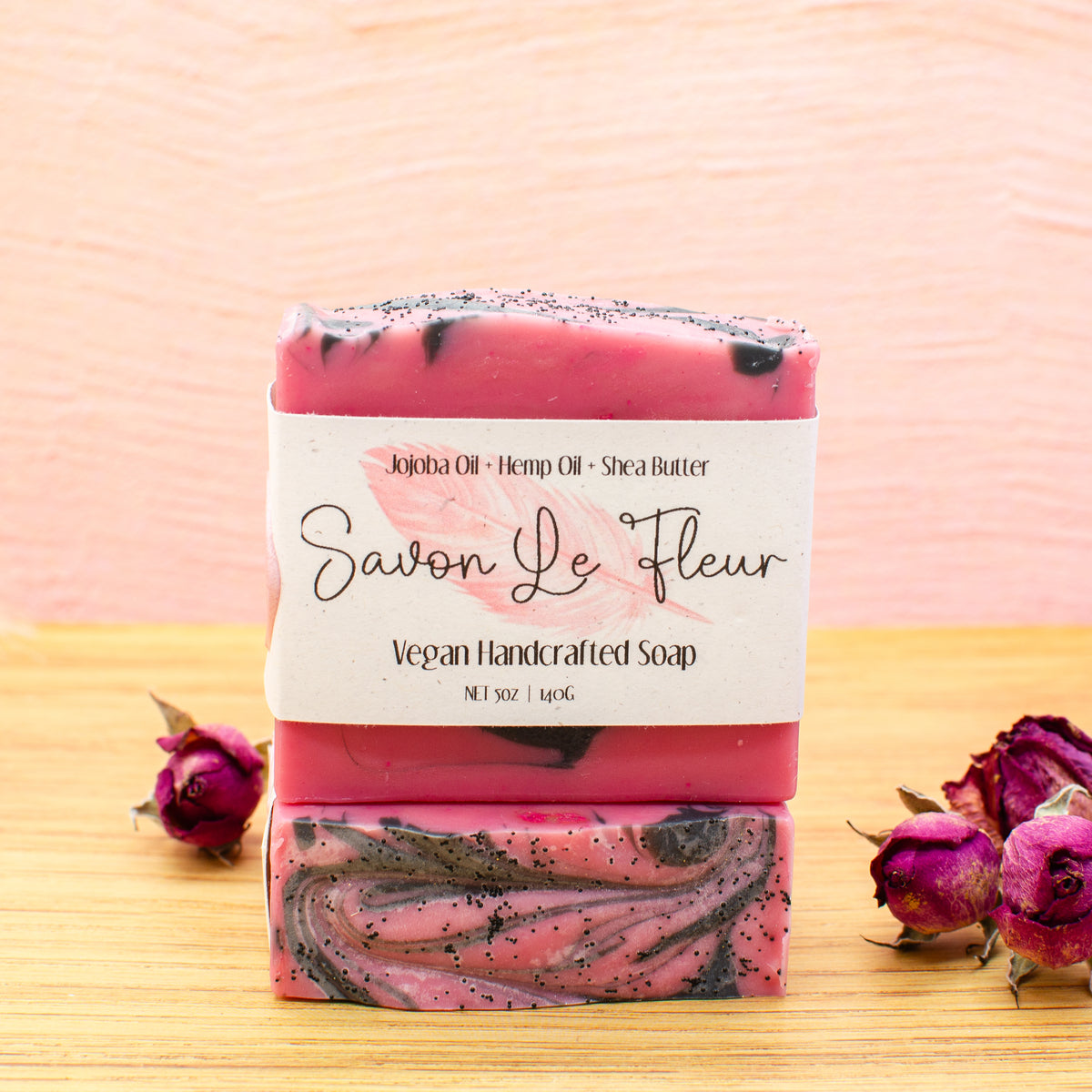Savon Le Fleur Soap: peony and amberwood soap bar (photo 3)