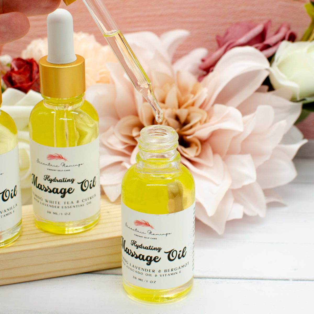 Hydrating Massage Oil: small-batch hydrating massage oil