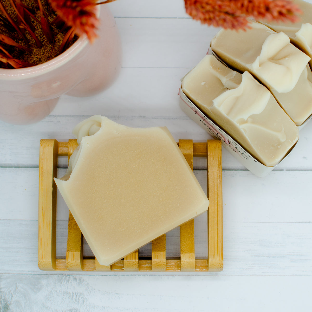 Honey Pot Apple Cider Vinegar Soap: fragrance-free apple cider vinegar and honey soap bar (photo 4)