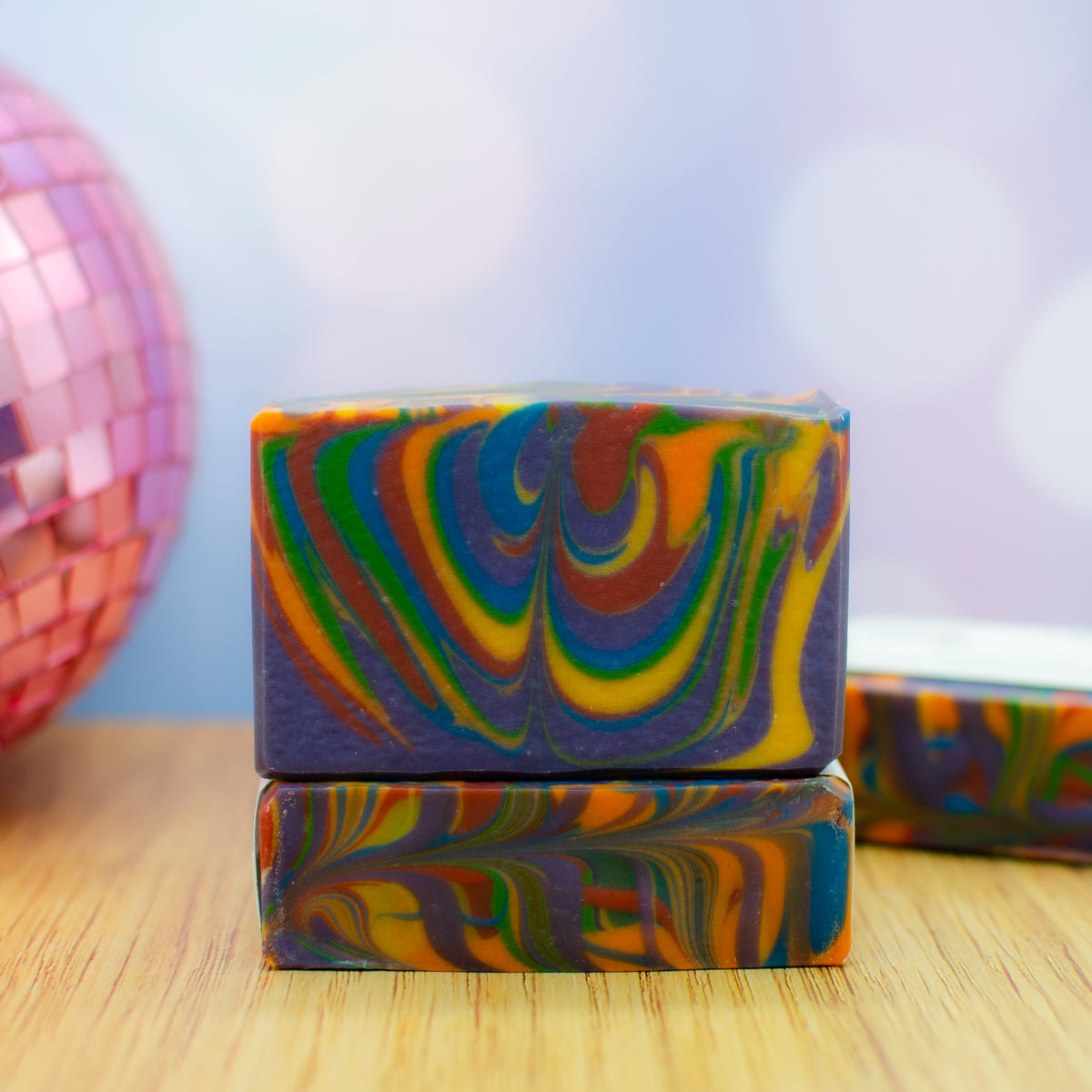 Rainbow Road Soap: fruity rainbow-themed soap bar (photo 3)
