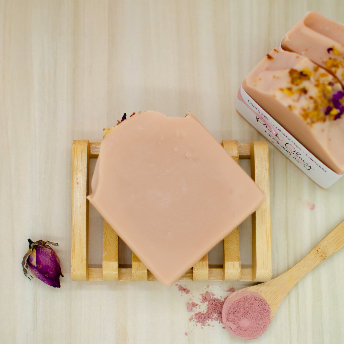 Pink Clay Face & Body Soap