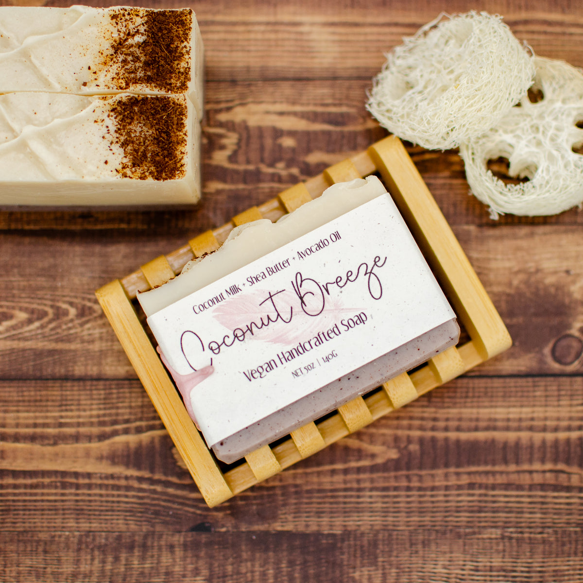 Coconut Breeze Soap: coconut milk soap bar with a coconut and lime scent (photo 2)