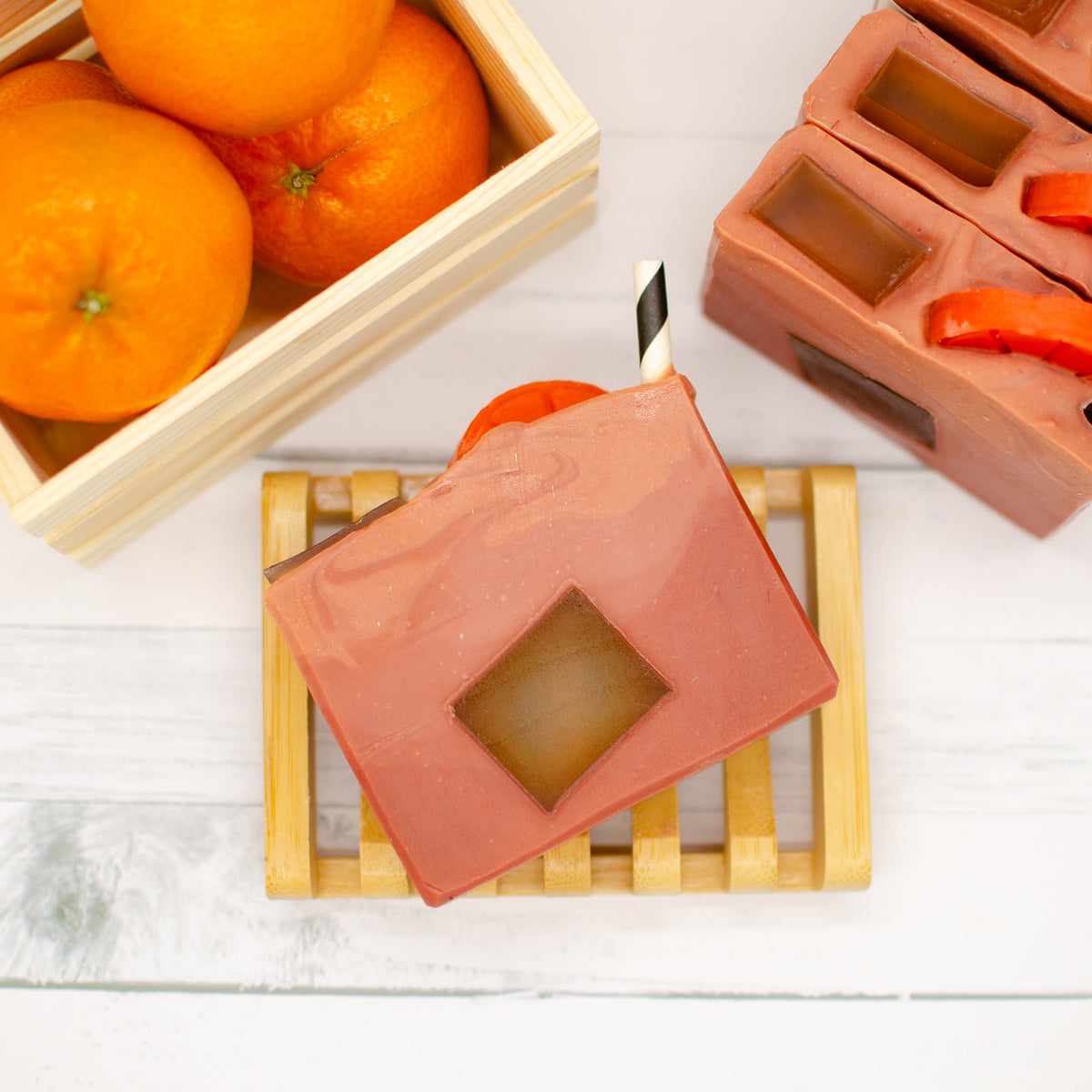 Aperol Spritz Soap: grapefruit and champagne scented soap bar (photo 3)