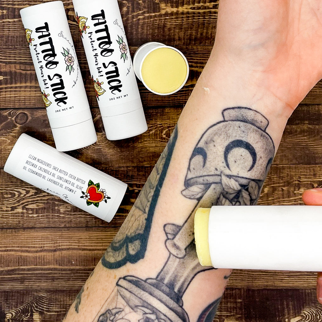Tattoo Stick: vegan tattoo balm stick for healed tattoos (photo 2)