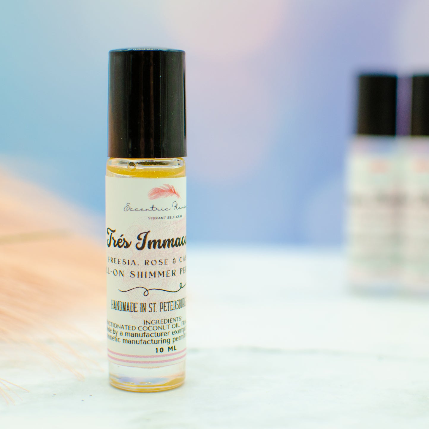 Tres Immaculate Roll-On Shimmer Perfume