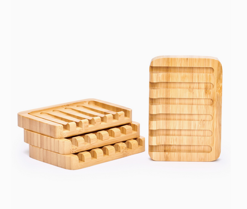 Bamboo Soap Dish: self-draining bamboo soap dish (photo 2)