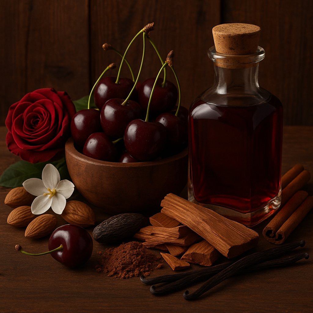 Dark Cherry Tinted Roll-On Fragrance: dark cherry and almond roll-on perfume